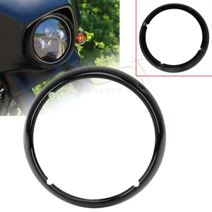 7" Headlight Trim Ring Cover For Harley Electra Street Glide FLHX Special FLHXS - Picture 1 of 12
