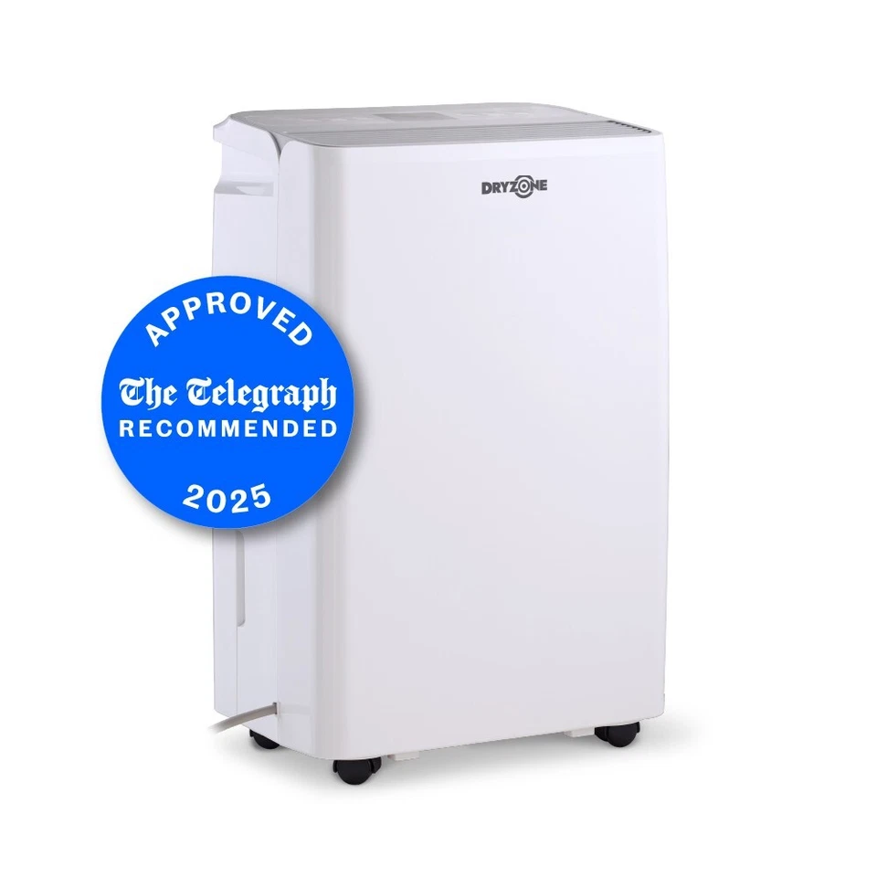 Dryzone Dehumidifier & HEPA Air Purifier for Home Energy-Efficient Low Noise 12L - Image 1 of 4