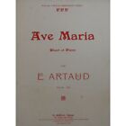 Artaud E.Ave Maria Singer Piano 1911