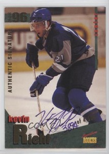 1995 Signature Rookies Draft 96 Auto /4500 Kevin Riehl #21 Auto