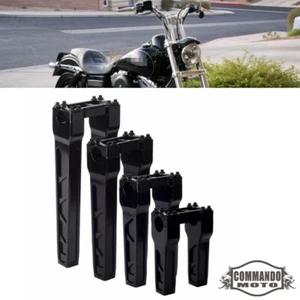 1-1/8'' Club Style 8" 10" 14" Handlebar Riser for Harley Dyna Sportster Softail - Picture 1 of 28