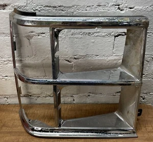 1984-1986 Dodge Caravan Headlight Trim Chrome Right Front - Picture 1 of 4
