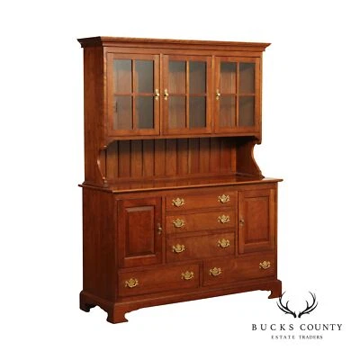 Stickley Chippendale Style Cherry China Cabinet - Image 1 of 4