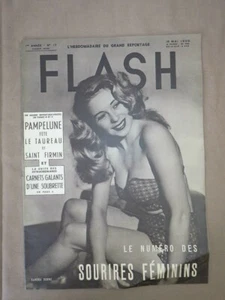 Revue FLASH Pin-Up PINUP Year 1950 No. 17 Sandra Dorne Anne Baxter - Picture 1 of 4
