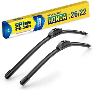 OEM 26"+22" Windshield Wiper Blades for Odyssey/Civic (2005-2021) - 2 Pack - Picture 1 of 7