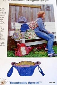 Thumbuddy Special Tote Purse Craft Pattern Designer Bag Backpack - Picture 1 of 3