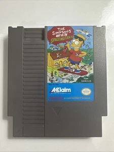 Carrito The Simpsons: Bart vs the Space Mutants (Nintendo, NES) solamente - probado - Imagen 1 de 3