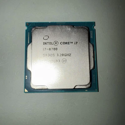 Intel Core i7-8700 3.20GHz 6 Core SR3QS 12 Thread LGA 1151 - Image 1 of 2