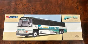 CORGI MODERN BUSES USE MCI-102 DL3 PETER PAN TRAILWAYS NIB 1/50 MODEL 98422 - Picture 1 of 14