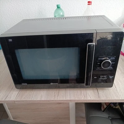 Bauknecht MW 85/SL Gusto Mikrowelle mit Grill Schwarz-silber 1900 W MenüCrisp - Bild 1 von 4