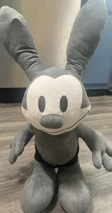 Disney Store Special Edition Gray Oswald The Lucky Rabbit Gray Plush Doll #001 - Picture 1 of 5