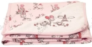 NWT Infant Gymboree SWEET PARIS Vintage Cotton Reversible BLANKET . . RARE - Picture 1 of 1