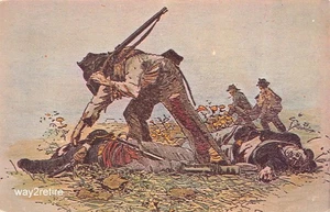 Postkarte Militär Bürgerkrieg auf der Suche nach einem Freund Cold Harbor Künstler Walton Taber - Bild 1 von 2