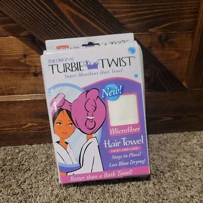 Toalha de cabelo Turbie Twist The Original microfibra super absorvente - Imagem 1 de 2