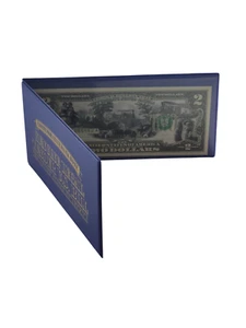 CONFEDERATE RAILROADS Banknote of The American Civil War on Genuine New $2 Bill - Picture 1 of 8