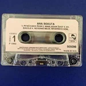 FOLK CASSETTE TAPE -Ana Bekuta-Orchestra of Dragan Stojkovic Bosanca- PGP RTS - Picture 1 of 2
