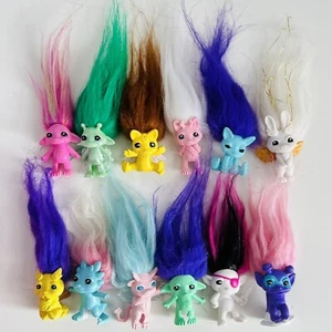 12 x Zelfs Troll Doll Bundle Figures Moose Mini Pencil Toppers Collectable Gonks - Picture 1 of 8