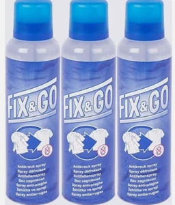 Fix&Go Anti Knitter Spray Antifaltenspray für Kleidung 3 Dosen - Bild 1 von 1
