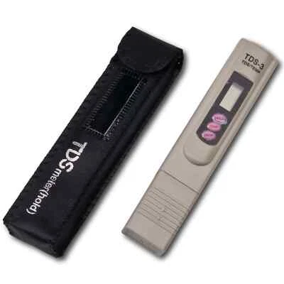 MARKENLOS TDS Messgerät Easy Wasserqualität Tester 0-9990ppm Temperatur 0-80°C LCD-Display