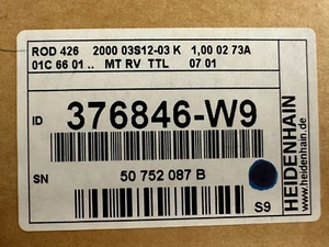 HEIDENHAIN ROD 426 2000 line rotary encoder ID 295436-6B ID 376846-W9 new in box - Picture 1 of 3