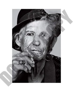 KEITH RICHARDS The Rolling Stones Looking Cool Smoking -B- 8x10 Photo - Picture 1 of 1