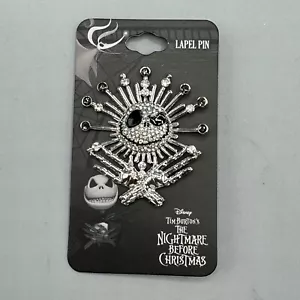 The Nightmare Before Christmas Jack Skellington Bling Enamel Pin NEW - Picture 1 of 2