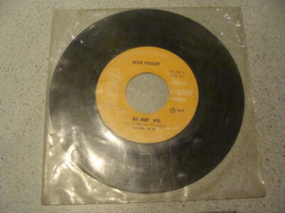 RARE 7" Elvis Presley – My Way / America - VG+ - JUKEBOX - RCA PB 1165 - BELGIUM - Photo 1/2