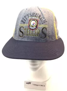 DE COLECCIÓN EL JUEGO Pittsburgh Steelers NFL Snapback Sombrero Gorra de Bola - Lana *RARO* - Imagen 1 de 12