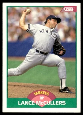 1989 Score Rookie & Traded #63T Lance McCullers New York Yankees - Image 1 of 2