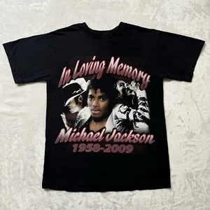 Michael Jackson T-Shirt Größe Medium In Loving Memory 1958 - 2009 RIP King of Pop - Bild 1 von 6