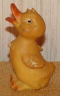 Niedliche alte Gummiente * Quietscheente * Ente * ca. 1950er Jahre