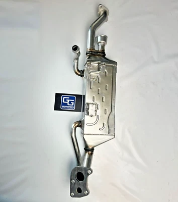 Genuine Mercedes 3.0 diesel OM642 exhaust cooler heat exchanger A6421401875 mint condition - Image 1 of 2