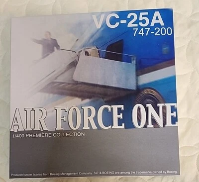 DRAGON AIR FORCE ONE VC-25A 747-200 DIE-CAST MODEL AIRPLANE ITEM NO. 55544 - Image 1 of 4