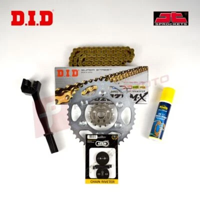 DID JT Upgrade ZVMX Gold Chain and Sprocket Kit for Ducati 999 R / S 2003-2006 - Image 1 of 2