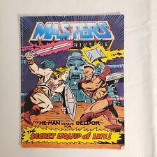 MINI COMIC Masters Of The Universe MOTU HE-MAN VS GELDOR SECRET LIQUID OF LIFE