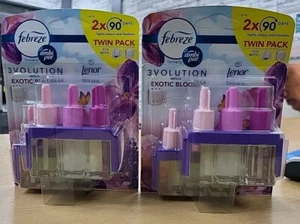4 x Febreze 3volution Lufterfrischer Plug-in Nachfüller EXOTIC BLOOM Düfte 20ml 🇬🇧 - Bild 1 von 9