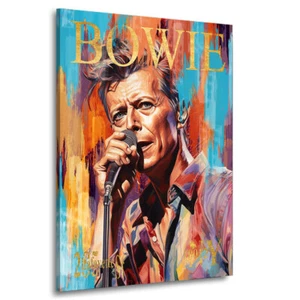Acryl-Glas Bild David Bowie Musik Abstrakt Art Wand Bilder Deko Plexi Kunst - Bild 1 von 7