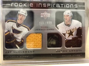 2005-06 UD Rookie Update Rookie Inspirations #248 Jay McClement/Jason Arnott