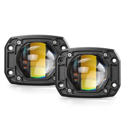 3in 20W LED Work Light Flush Mount Flood Pods Fog Lamp Off-Road SUV ATV Truck X2 - Image 1 of 4
