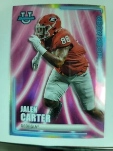 2022 Bowman's Best University Neon Neophytes Insert #NN-11 Jalen Carter Georgia - Picture 1 of 1