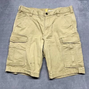 Carhartt Cargo Shorts Herren 36 braun Mid-Rise Taschen Wandern Camping Outdoor - Bild 1 von 11