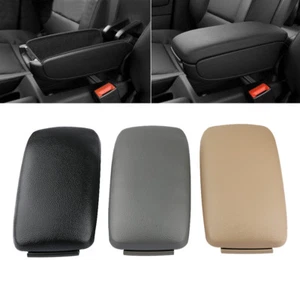 PU Padding Armrest Center Console Lid Cover for Audi A3 8P 2003-2012 Black Gray - Bild 1 von 8