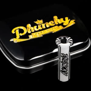 PHUNCKY FEEL TIPS Beetle Juice Classic Round Glass Tip Rare Funky Feeltip 8mm - Picture 1 of 3
