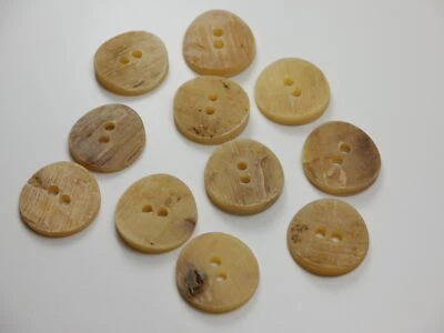 11 Stück Horn Trachtenknöpfe Knöpfe Zierknöpfe mit Muster d=25 mm TK-III-21 - Bild 1 von 3