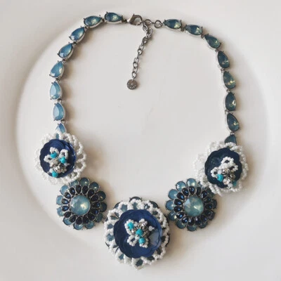 Nuevo collar de 16" Talbots flores regalo moda mujeres fiesta vacaciones joyería Foto 1 de 3