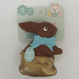 NEW Dog Toy Latex Easter Bunny Squeaker  “You are Some Bunny Special” | Fringe - Picture 1 of 6