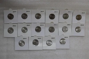 USA NICKELS COLLECTION FROM THE 2000'S B49 #1005 - Picture 1 of 3