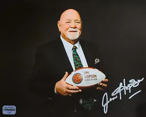 Jim Hopson CFL Hall of Fame Roughriders Autographed 8x10 Photo w/ AAA COA - Picture 1 of 4