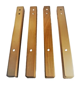 Stuhlfüße Buchenholz 4 Stück - Bild 1 von 1