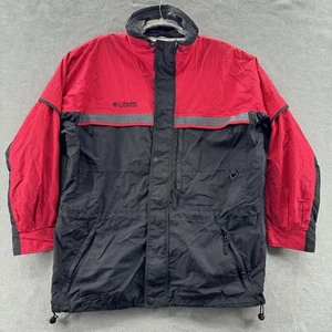 columbia mens size L red full zip gizzmo full zip vented jacket vtg gizzmo - Picture 1 of 14
